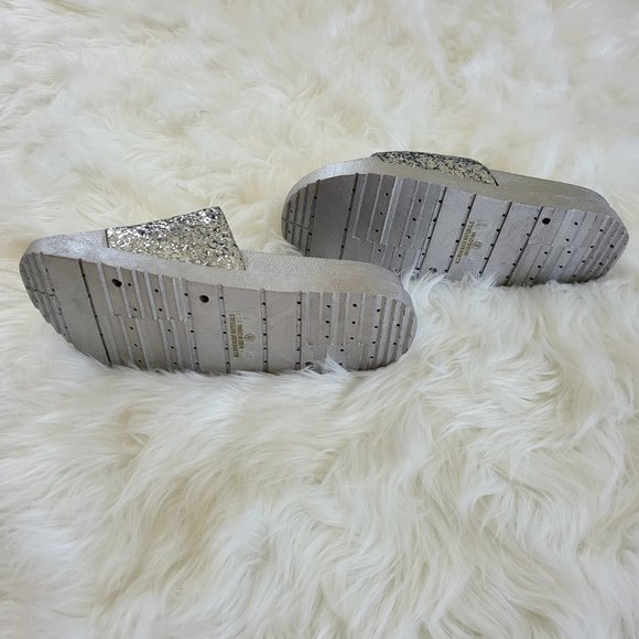 Top Moda Silver Slides - Picture 4 of 4